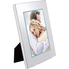 Custom wholesale high quality 5*7 inch Photo Frames white wooden Picture Frames with real glass for Freestanding and Wall Mounta